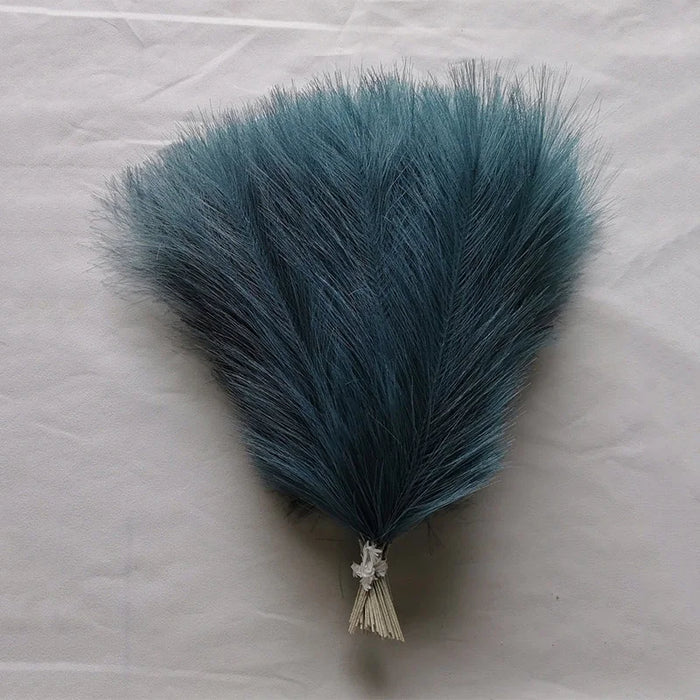 10Pcs Artificial Pampas Grass Decoration Flowers Bouquet for Wedding Home DIY Party Room Fake Plant Flower Vase Decor Reed