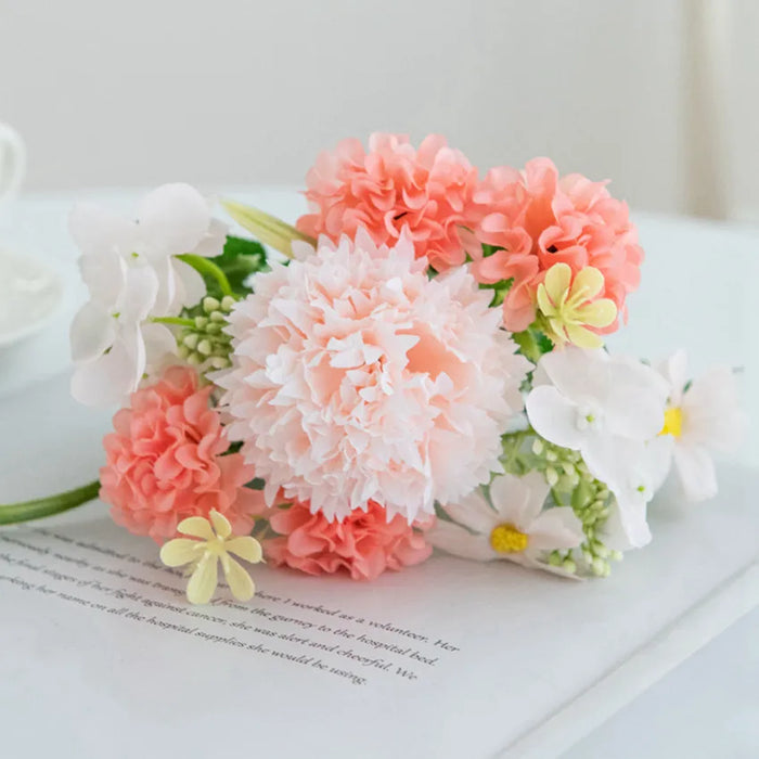 High Quality Artificial Flowers Silk Lilac Ball Chrysanthemum Wedding Home Festival Decor DIY Gifts Bride Bouquets Garden Party