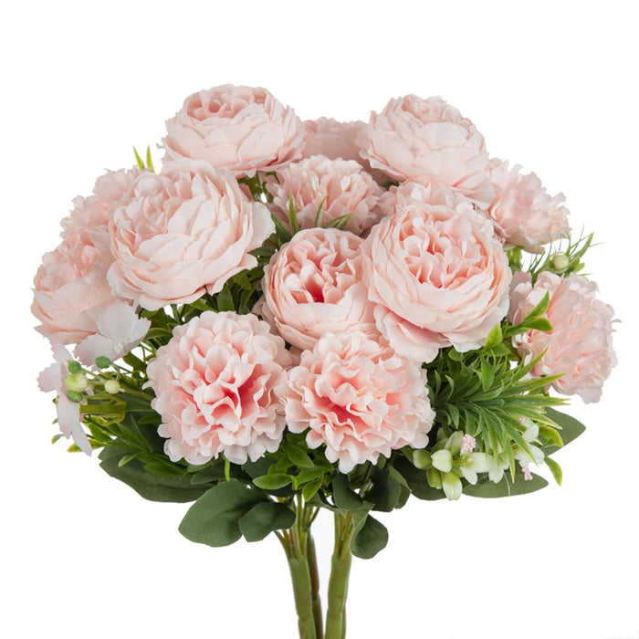 1Pc Artificial Flowers Chrysanthemum Peony Festival Accessory Home Room Garden Arrangement Wedding Wreath Brial Bouquet Decor