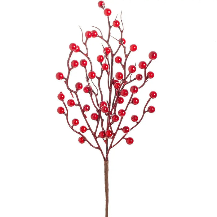 Artificialplant Holly Little Red Fruit New Year Christmas Home livingroom Wedding diy gift Decor Flower Shooting Prop decoration