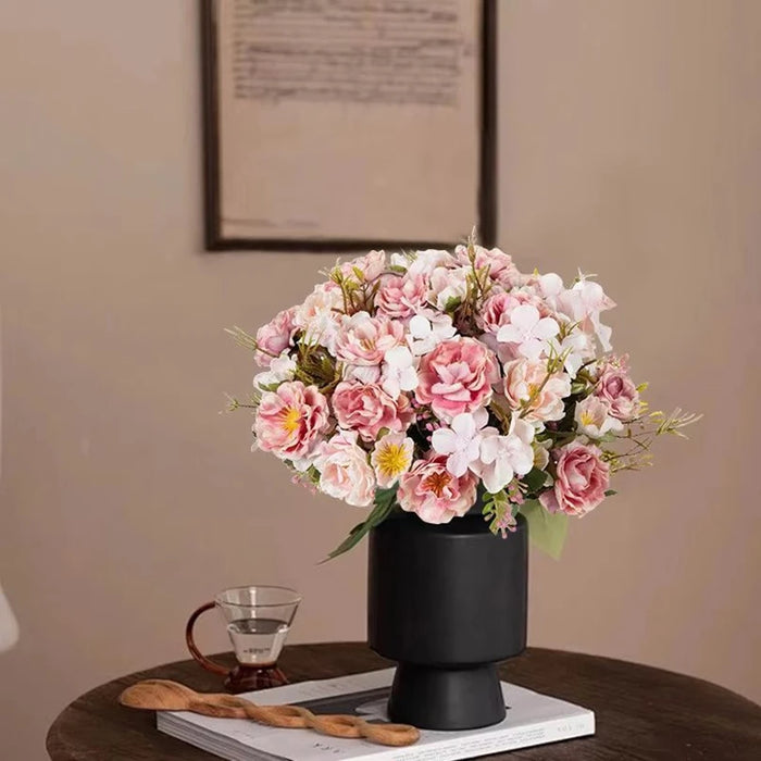 1Pc Artificial Flowers Silk Peony Rose Wedding Bridal Bouquet Festival Home Outdoor Garden Wreath Arch Wall DIY Gift Decorations