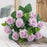 Artificial Flowers Home Room Decoration Outdoor Garden Festival Eucalyptus Wreath Fake Plants Wedding Party Silk Roses Bouquet
