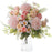 1PC Artificial Flowers Wedding Home Bedroom Decoration Bridal Bouquet Garden Fake Silk Roses Hydrangeas Vase for Board Outdoors
