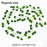2/4/8/10M Artificial Ivy Leaves Garland Hanging Vines Fake Plants Outdoor Greenery Wall Decor Festival Garden Home Party Decor