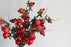 Faux Pomegranate Branch in Dark Red/Orange, Artificial Fruits, Fake Fall Winter Office/Wedding/Home Decorations/Holiday Gifts
