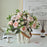 1PC Artificial Flowers Wedding Home Bedroom Decoration Bridal Bouquet Garden Fake Silk Peony Hydrangeas Vase for Board Outdoors