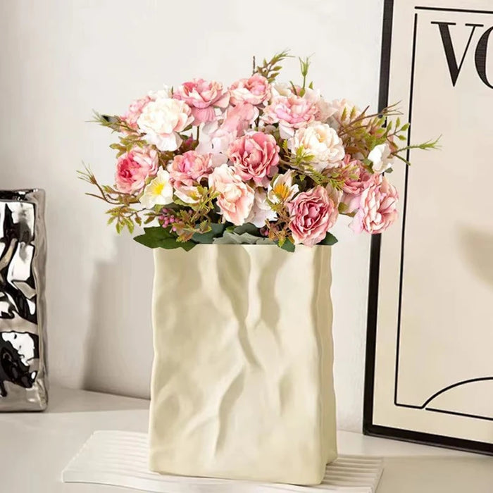 1Pc Artificial Flowers Silk Peony Rose Wedding Bridal Bouquet Festival Home Outdoor Garden Wreath Arch Wall DIY Gift Decorations