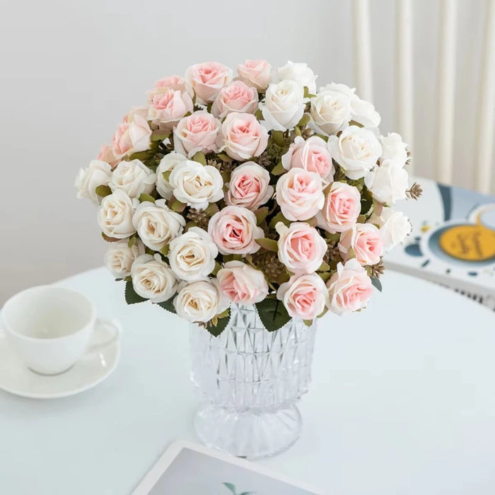 1Pc Silk Artificial Flowers Carnation Rose Wedding Bridal Bouquet Home Festival Outdoor Garden Arch Wall Diy Gift Box Decoration