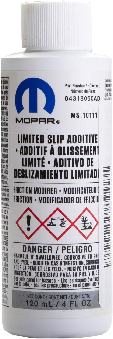 New Genuine OEM Mopar 4318060AB Limited Slip Differential Additive 4 oz (120 mL) Gear Oil Fluid
