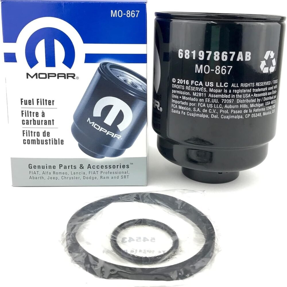 Dodge Ram 6.7 Liter Diesel Fuel Filter Water Separator Set Mopar OEM