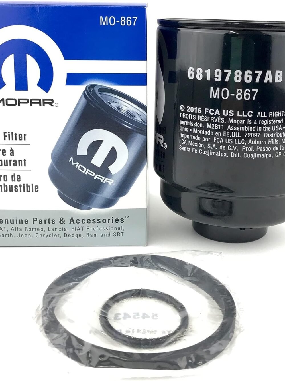 Dodge Ram 6.7 Liter Diesel Fuel Filter Water Separator Set Mopar OEM